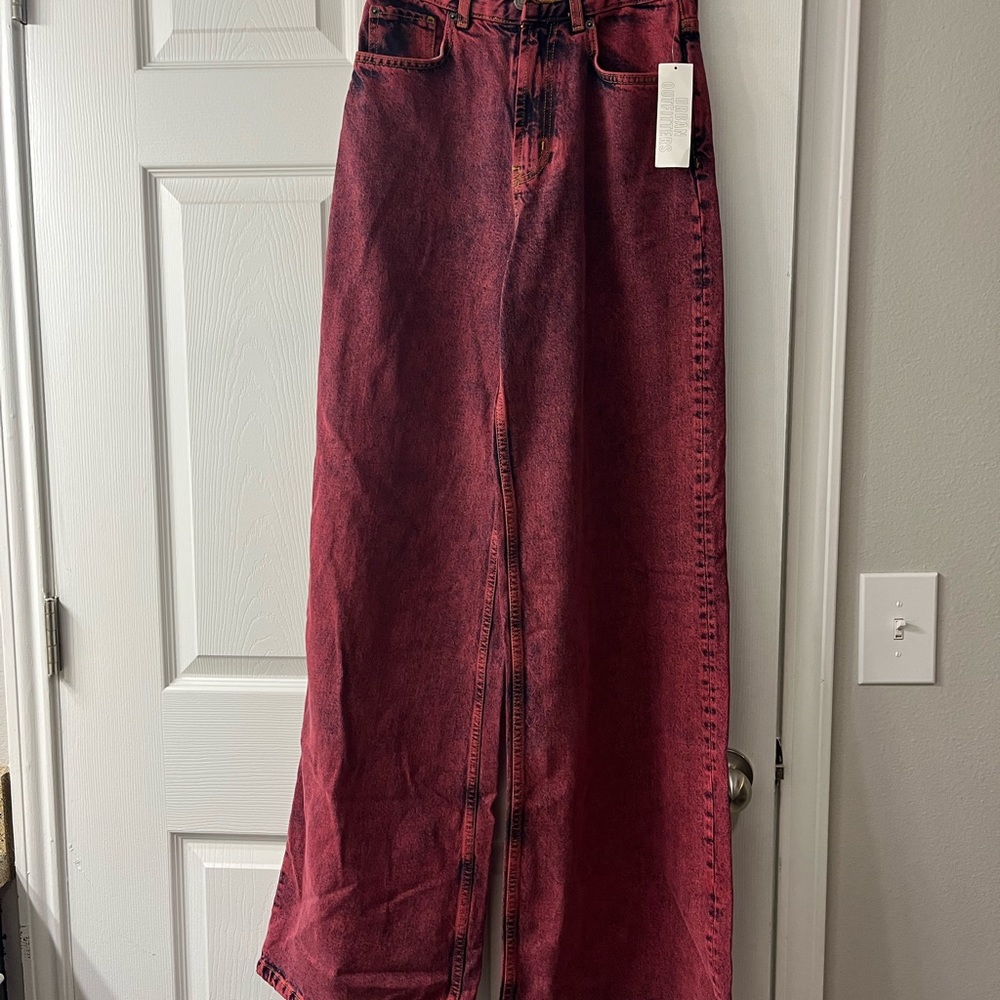 Urban Outfitters BDG Red Skater Baggy Jeans
